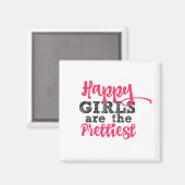 Happy Girls zijn de  Inspirerende magneet (Voorkant / Achterkant)