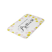 Happy Girls zijn de  quote Confetti Stippen Badmat (Gekanteld)