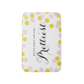 Happy Girls zijn de  quote Confetti Stippen Badmat (Voorkant Verticaal)