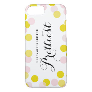 Happy Girls zijn de  quote Confetti Stippen Case-Mate iPhone Case