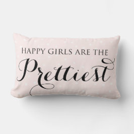 Happy Girls zijn de  Quote Pillow Kussen