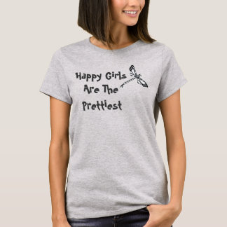 "Happy Girls zijn het " T-shirt
