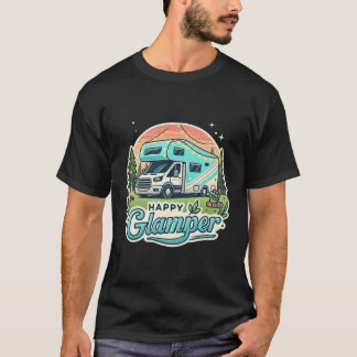 Happy Glamper Adventure RV T-shirt