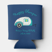 Happy Glamper Aquamarine  Teardrop Trailer Blikjeskoeler (Achterkant)