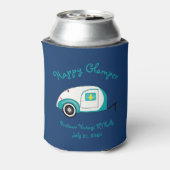 Happy Glamper Aquamarine  Teardrop Trailer Blikjeskoeler (Blikje Achterkant)