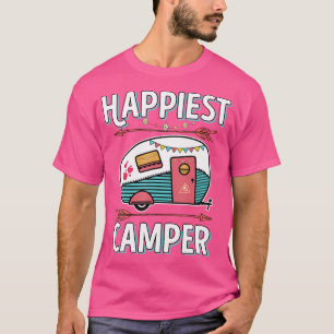Happy Glamper Camper - Camping Wandelen T-shirt