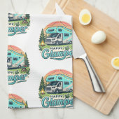 Happy Glamper Keuken Handdoek - Glamping Essential (Quarter Fold)