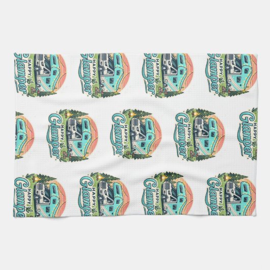 Happy Glamper Keuken Handdoek - Glamping Essential (Horizontaal)