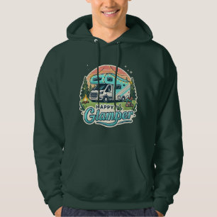 Happy Glamper Mannen Hoodie