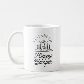 Happy glamper monogram koffiemok (Links)