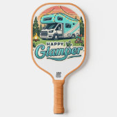 Happy Glamper Pickleball Paddle (Voorkant)