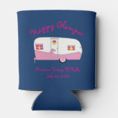 Happy Glamper Pink  Canned Ham Trailer Blikjeskoeler (Achterkant)
