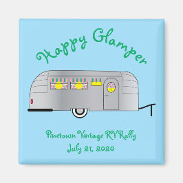 Happy Glamper  Streamline-trailer Magneet