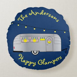 Happy Glamper  Streamline-trailer Rond Kussen