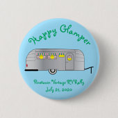 Happy Glamper  Streamline-trailer Ronde Button 5,7 Cm (Voorkant)