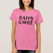 Happy glamper t-shirt (Voorkant)