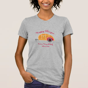 Happy Glamper  Teardrop Trailer T-shirt