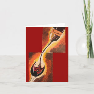 Happy Glass, klein, 4 inch x 5,6 inch Kaart