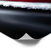 Happy glimlachend kerstman | AI Art Poster (Hoek)