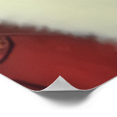 Happy glimlachend kerstman | AI Art Poster (Hoek)