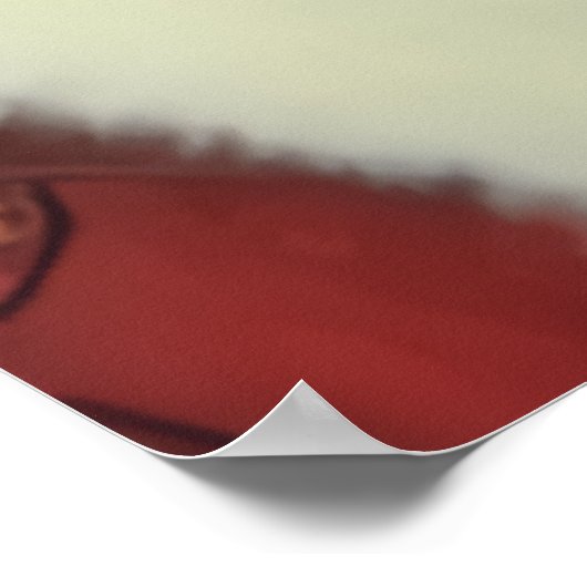 Happy glimlachend kerstman | AI Art Poster (Hoek)