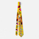 HAPPY Glitch Neck Tie Stropdas (Achterkant)