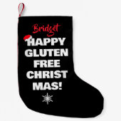 Happy Gluten Free Christmas  Kleine Kerstsok (Voorkant)