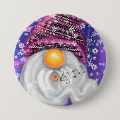 Happy Gnome Christmas Button (Voorkant)