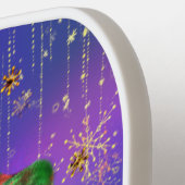 Happy Gnome Christmas Pickleball Paddle (Links Detail)