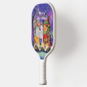 Happy Gnome Christmas Pickleball Paddle (Links)