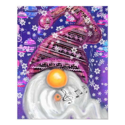 Happy Gnome Christmas Poster (Voorkant)