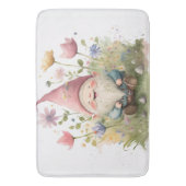 Happy gnome douchegordijn badmat (Voorkant Verticaal)