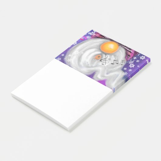 Happy Gnome Funny Christmas Post-it® notes (Schuin)