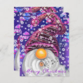 Happy Gnome in het Paarse Pet Zingt een kerstlied (Voorkant / Achterkant)