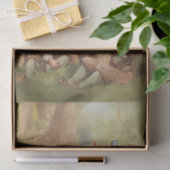 Happy Gnomes Antiek reclame voor bier (1898) Tissuepapier (Geschenk)