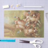 Happy Gnomes Antiek reclame voor bier (1898) Tissuepapier (Craft)