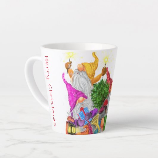 Happy Gnomes Christmas Latte Mok (Linkerhoek)