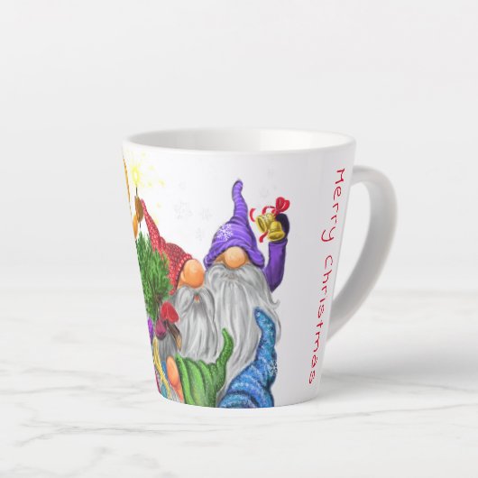 Happy Gnomes Christmas Latte Mok (Rechterhoek)