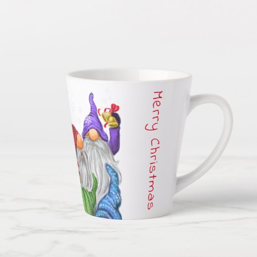 Happy Gnomes Christmas Latte Mok (Rechts)