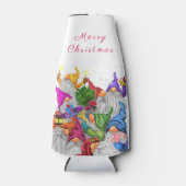 Happy Gnomes Kerstfles Koeler (Voorkant)