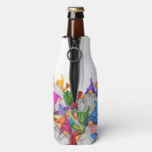 Happy Gnomes Kerstfles Koeler (Fles Achterkant)