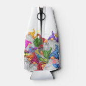 Happy Gnomes Kerstfles Koeler (Achterkant)