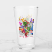 Happy Gnomes kerstglas Glas (Achterkant)