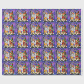 Happy Gnomes kerstinpakpapier Cadeaupapier (Vlak)