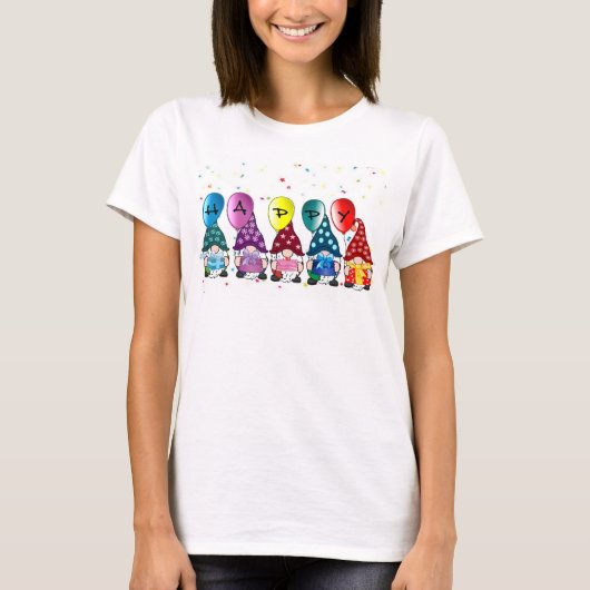 Happy Gnomes T-shirt (Voorkant)