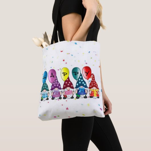 Happy Gnomes Tote Bag (Dichtbij)