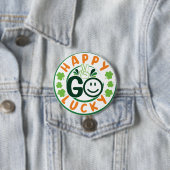 Happy Go Lucky-52904 Ronde Button 7,6 Cm (In situ)