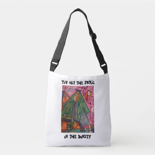 Happy Go Lucky Canvas tas (Voorkant)