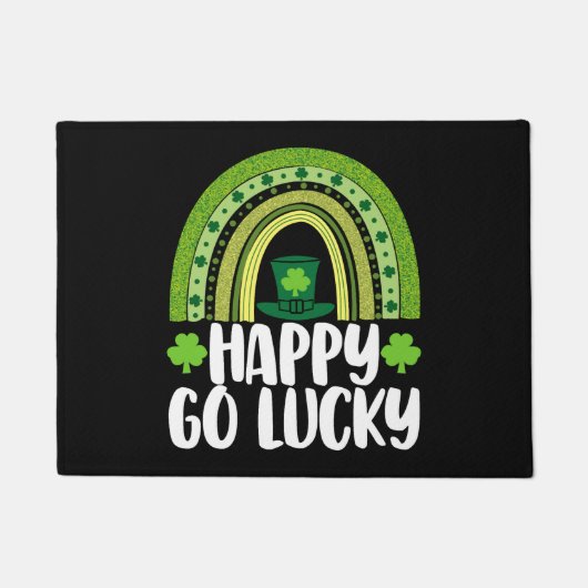Happy Go Lucky Deurmat (Voorkant)