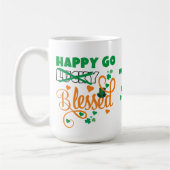 HAPPY GO Lucky GEZEGEND Persoonlijke St Patrick's  Koffiemok (Links)